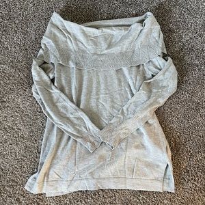 Off the shoulder sweater